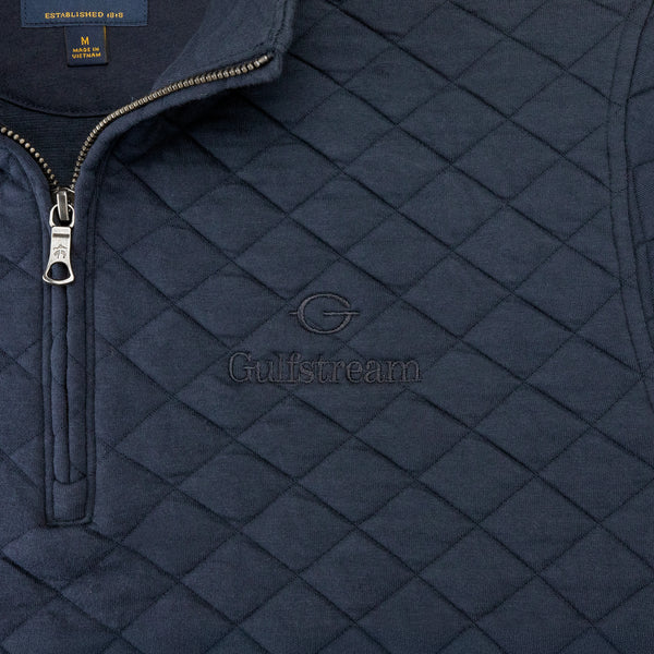 Nike® Jersey con cremallera de un cuarto para mujer - Negro
