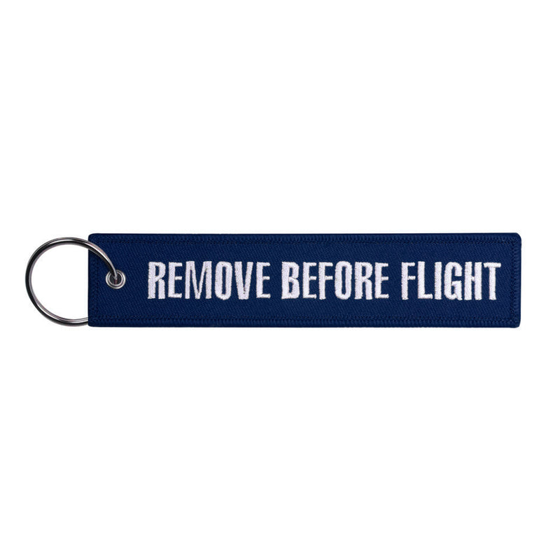 Remove Before Flight Keychain