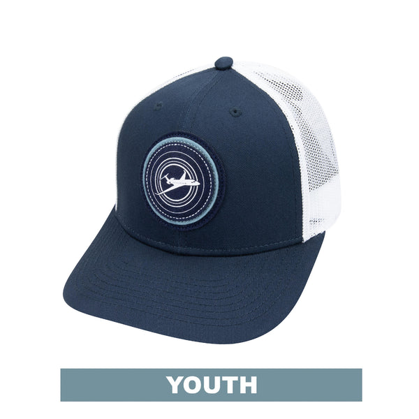 Youth Aircraft Silhouette Patch Cap - Navy
