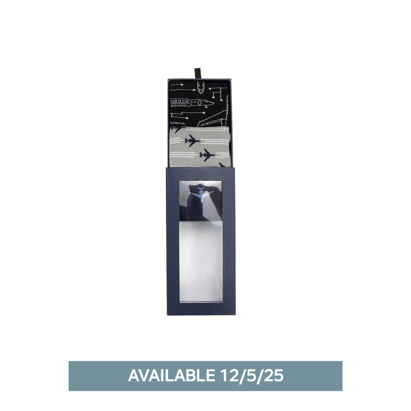 Aircraft Dress Socks 3-Pack Set