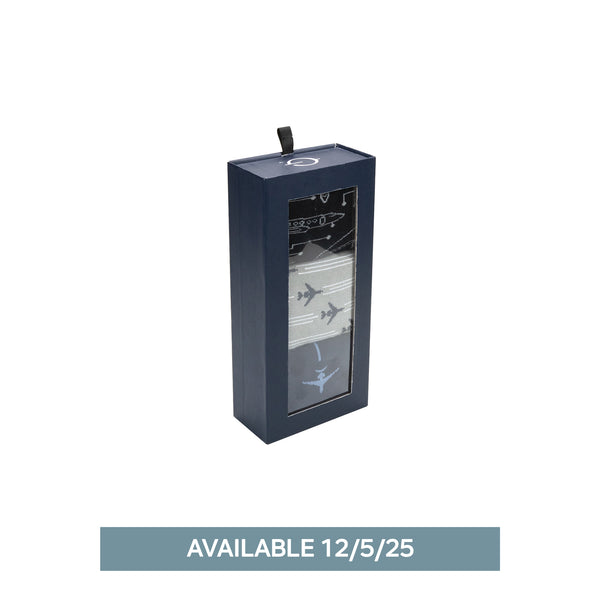 Aircraft Dress Socks 3-Pack Set