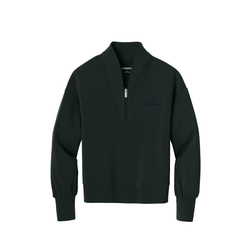 Ogio® Women's Transcend Quarter-Zip - Black