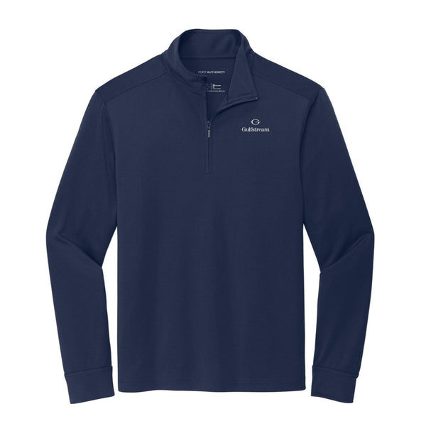 Port Authority® Men's Double Knit 1/4-Zip - Navy