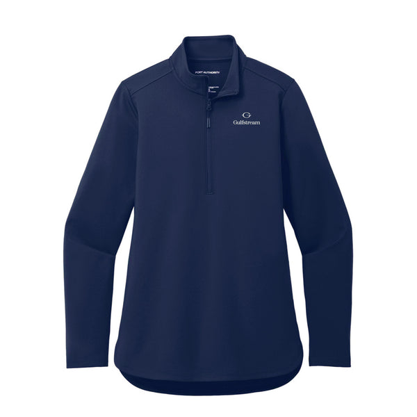 Port Authority® Women's Double Knit 1/4-Zip - Navy