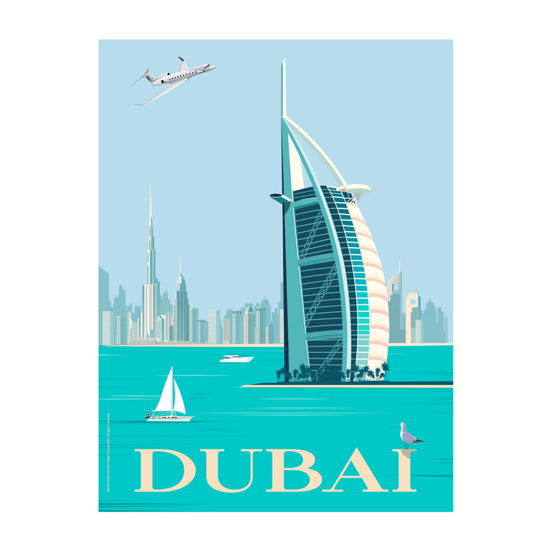 Travel Poster (11" x 14") – Dubai