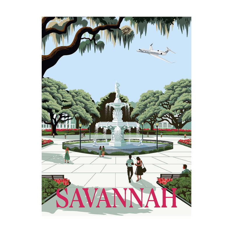 Travel Poster (11" x 14") – Savannah