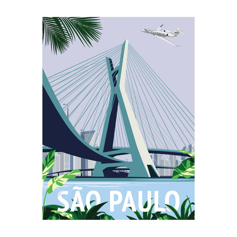 Travel Poster (11" x 14") – São Paulo