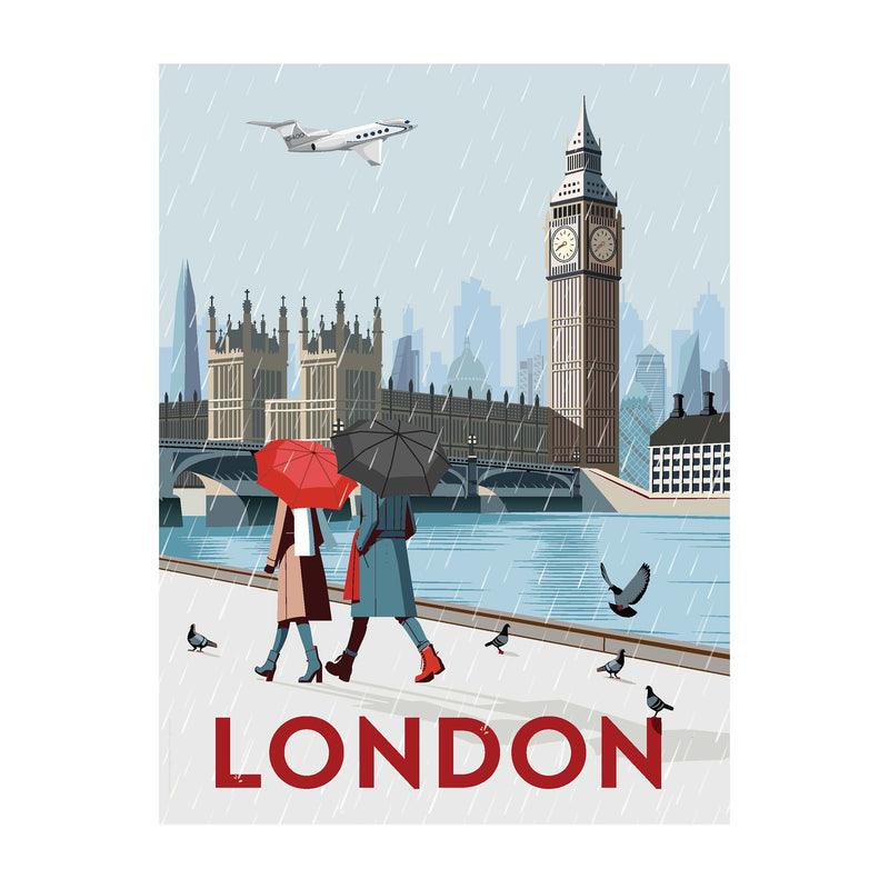 Cartel de viaje – Londres