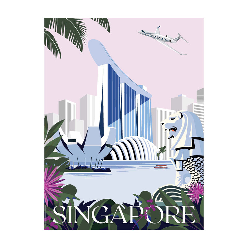 Póster de viaje – Singapur