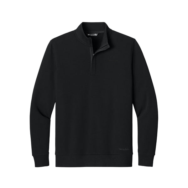 Nike® Jersey con cremallera de un cuarto para mujer - Negro
