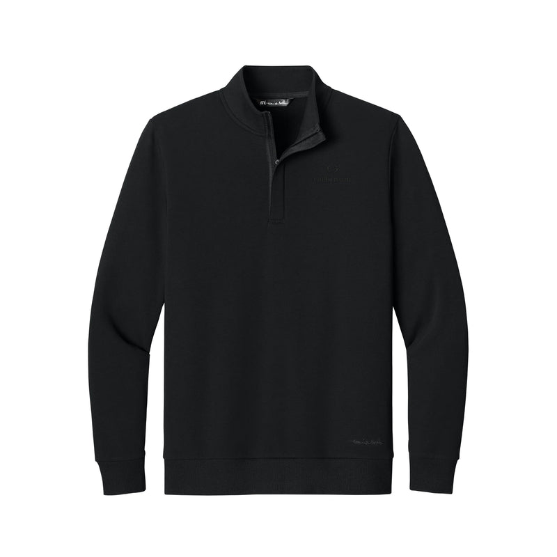 Nike® Jersey con cremallera de un cuarto para mujer - Negro