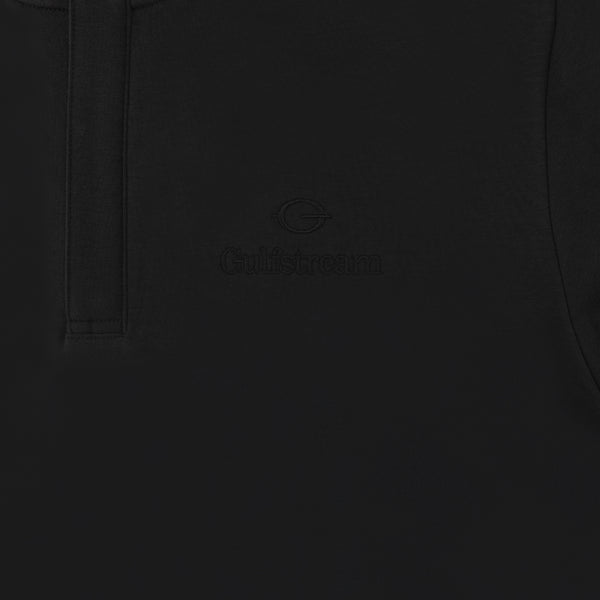 Nike® Jersey con cremallera de un cuarto para mujer - Negro