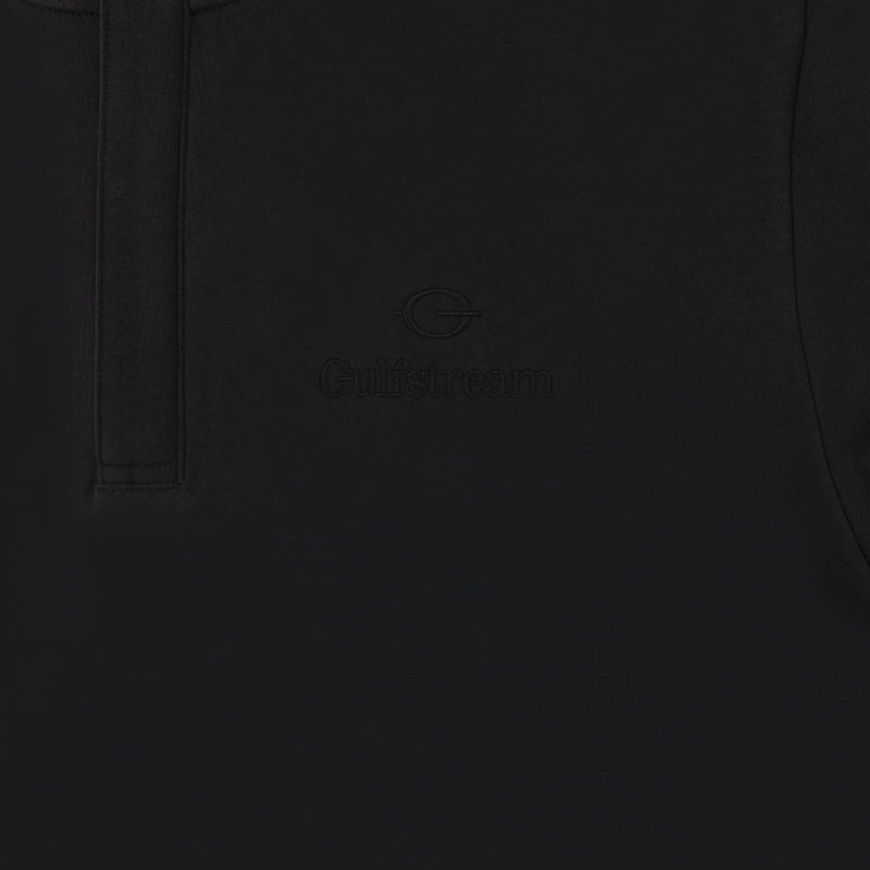 Nike® Jersey con cremallera de un cuarto para mujer - Negro
