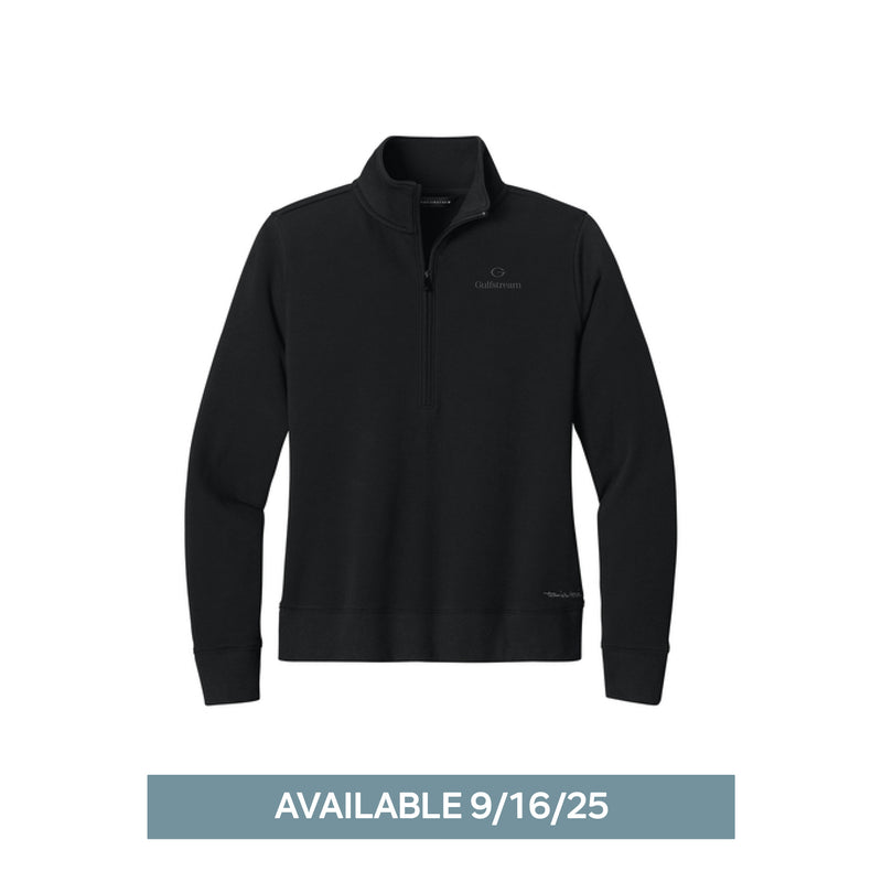 TravisMathew® Women's Ocean Villa 1/4-Zip - Black