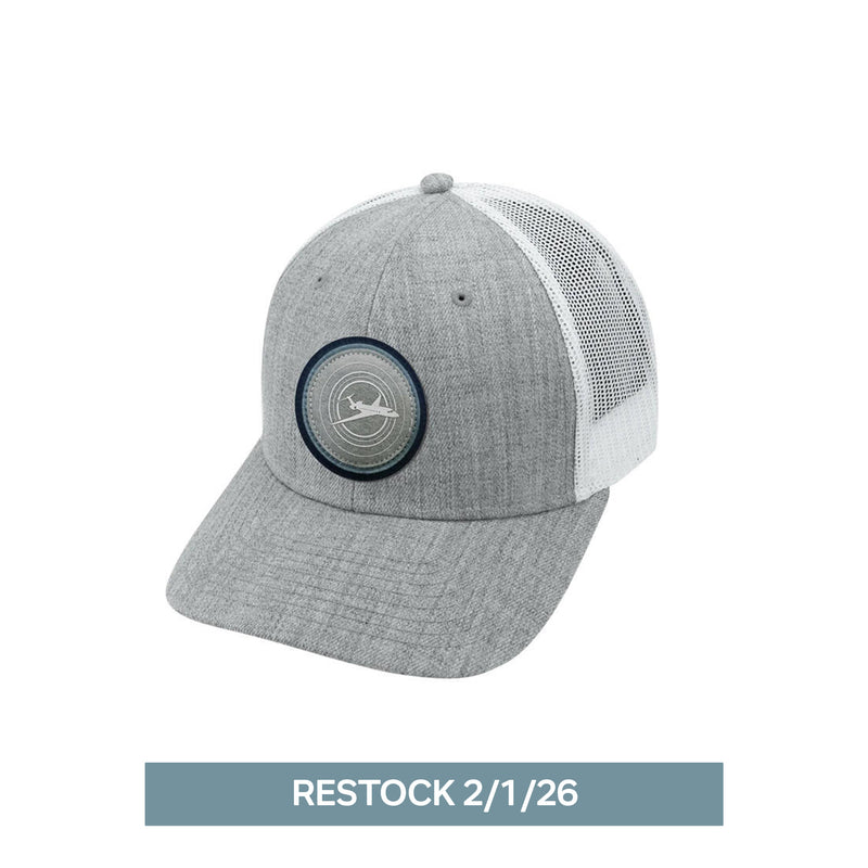 Gorra con parche de silueta de avión juvenil