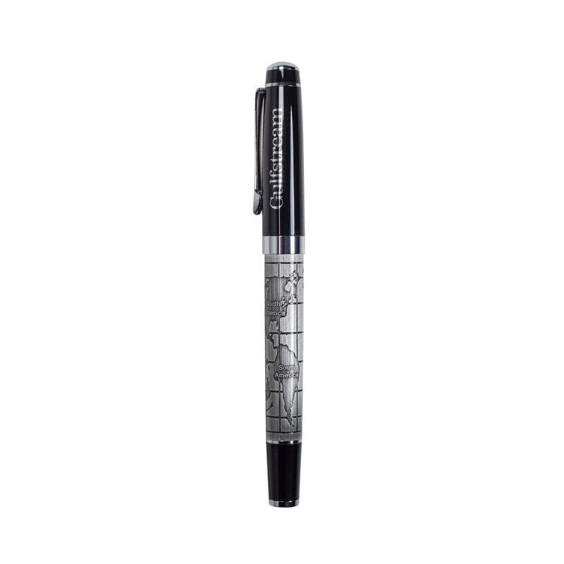 Globe Design Enamel Pen