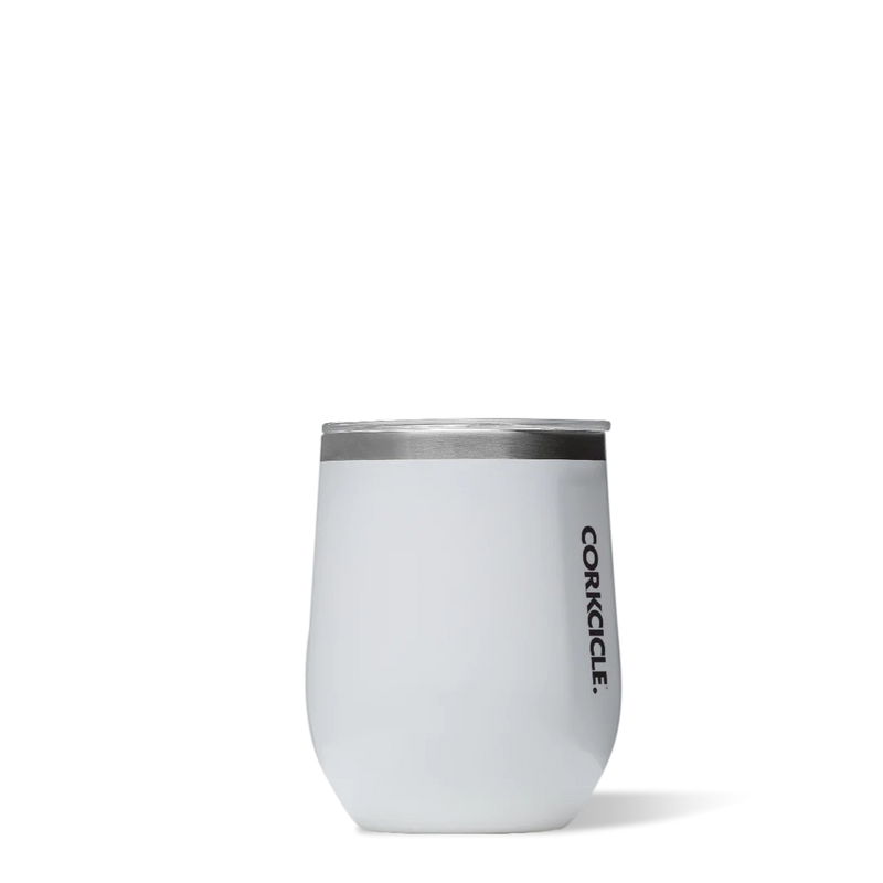 Corkcicle - 12oz Classic Stemless - Gloss White