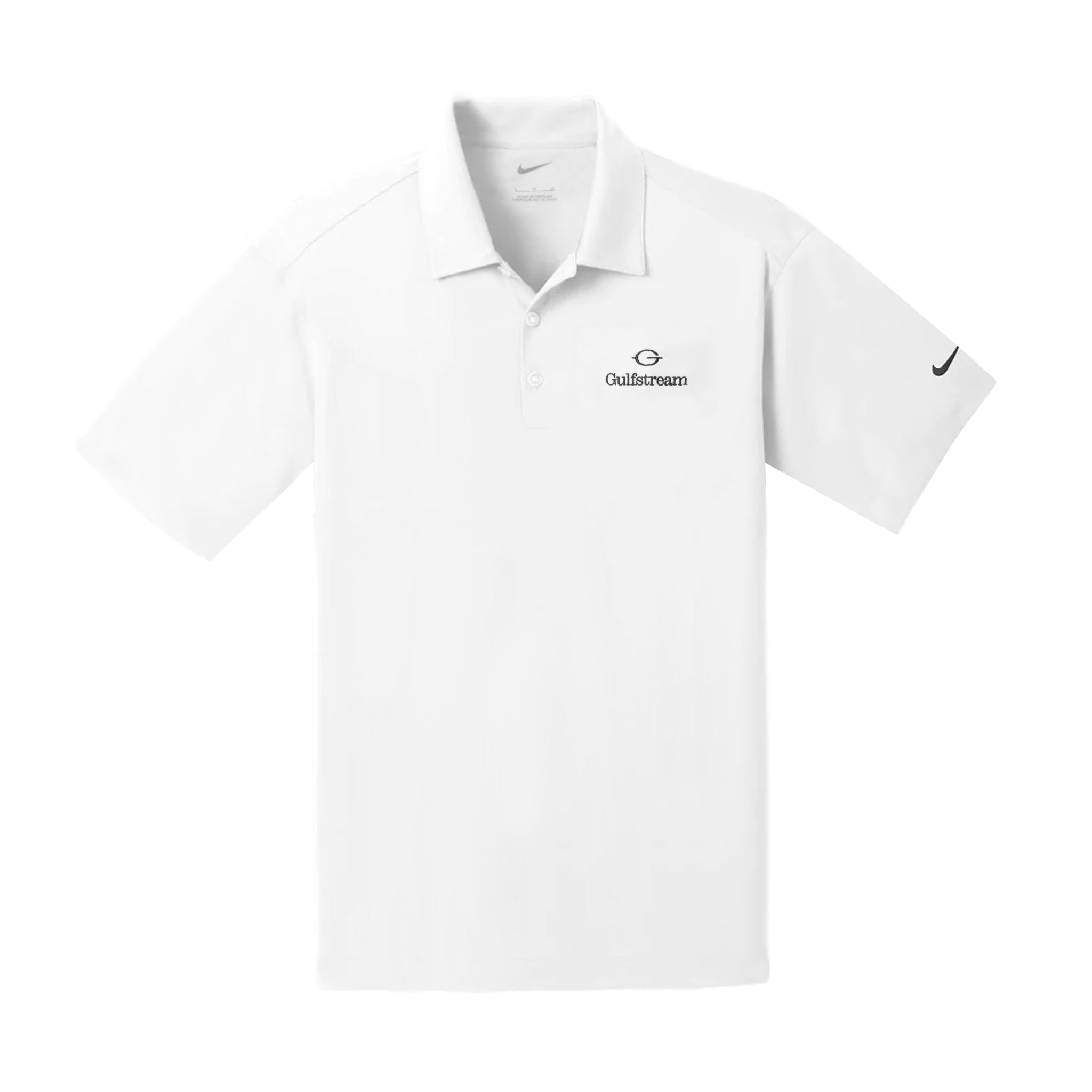 Nike® Men's Dri-Fit Polo - White â Gulfstream Store